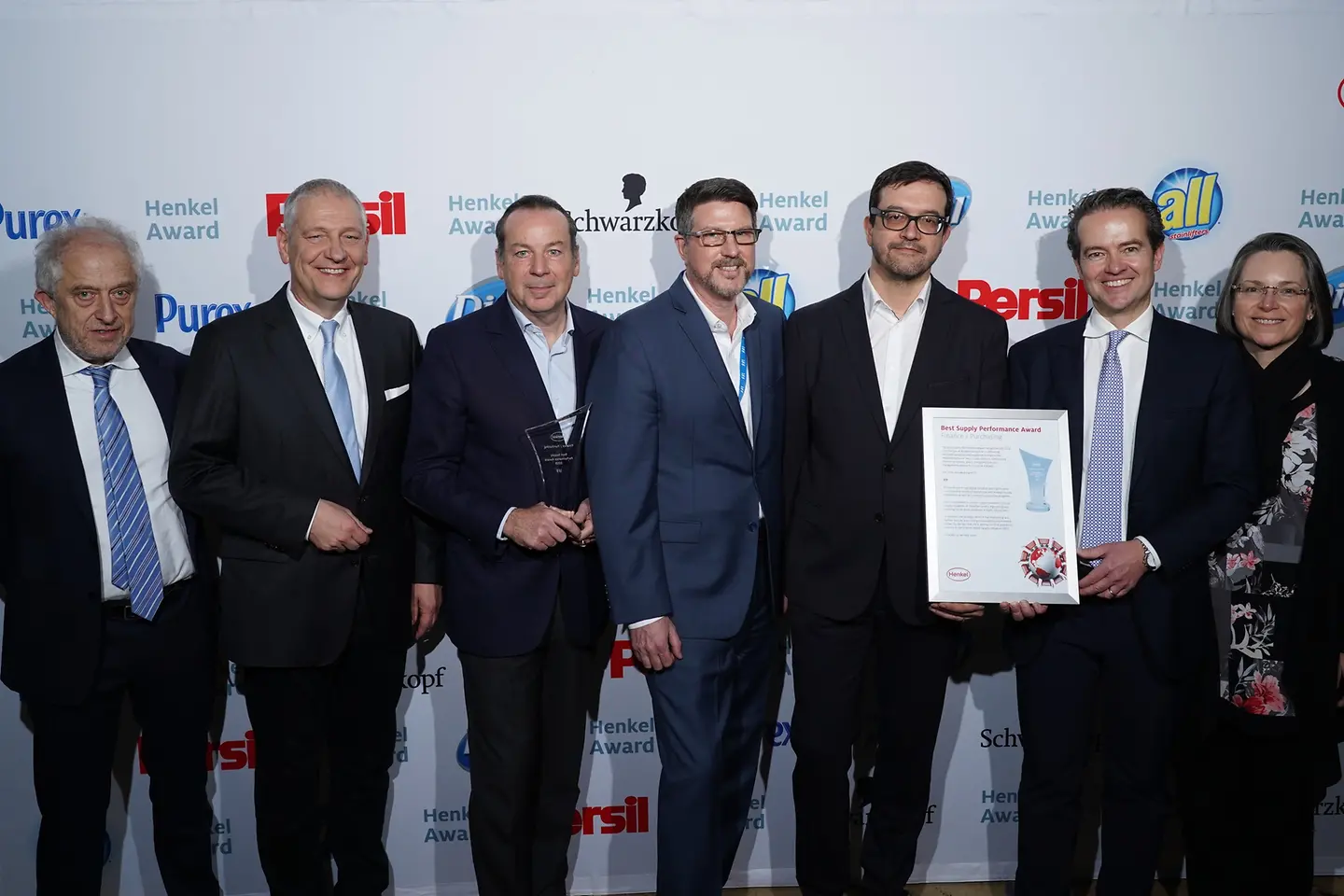 Best Supply Performance Award Purchasing / IFF (winner): Robert Bossuyt, Thomas Müller-Kirschbaum, Christophe de Villeplée, Kip Cleverley, Heliodoro Serrano Gonzalez, Axel Schröter, Alexandra Niel