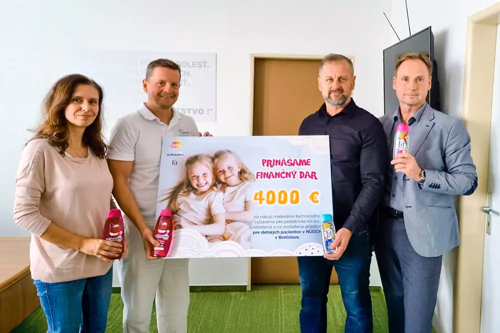 Spoločnosť Henkel Slovensko prispela k zlepšeniu podmienok na detských oddeleniach nemocníc