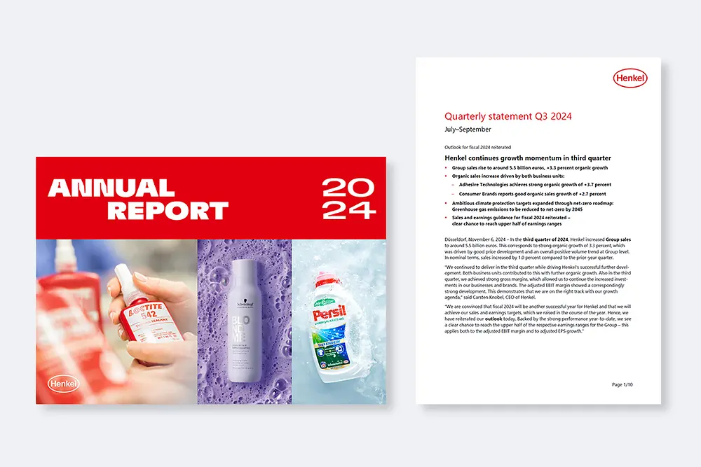 Covers of Henkel reports