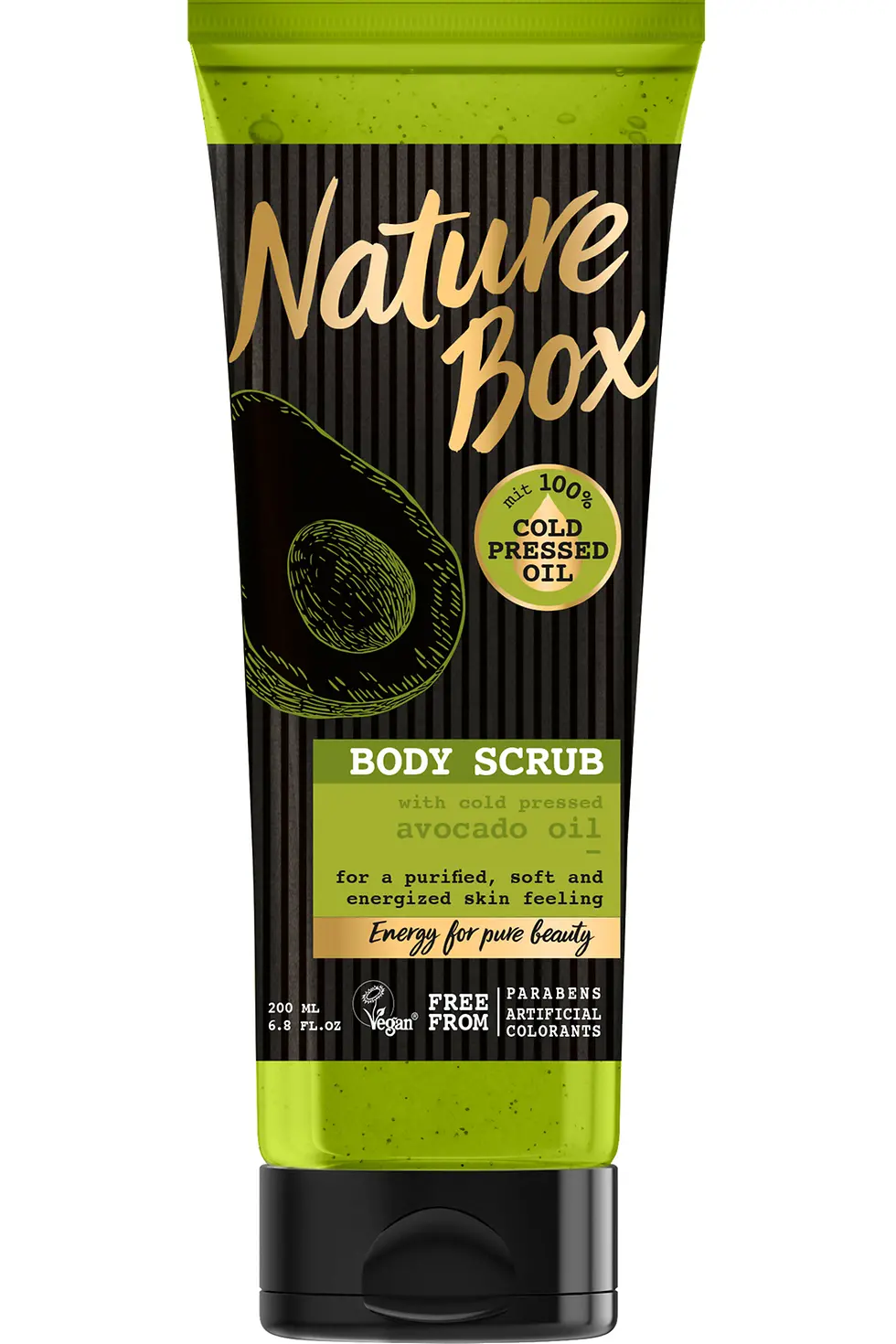 Nature Box Avokádo Sprchovací peeling 