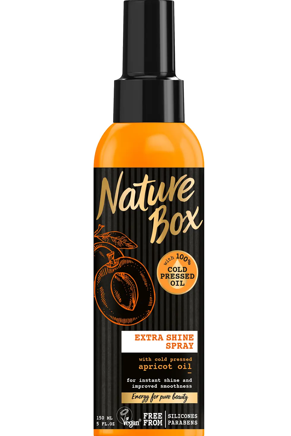 Nature Box Marhuľa Sprej pre lesk