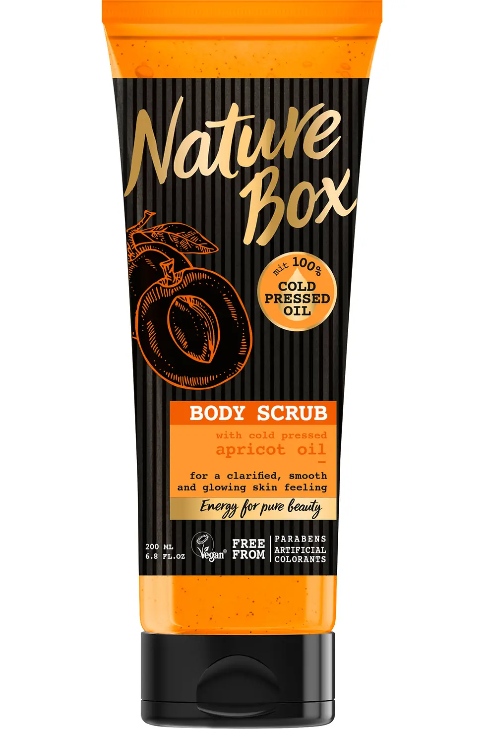 Nature Box Marhuľa Telový peeling